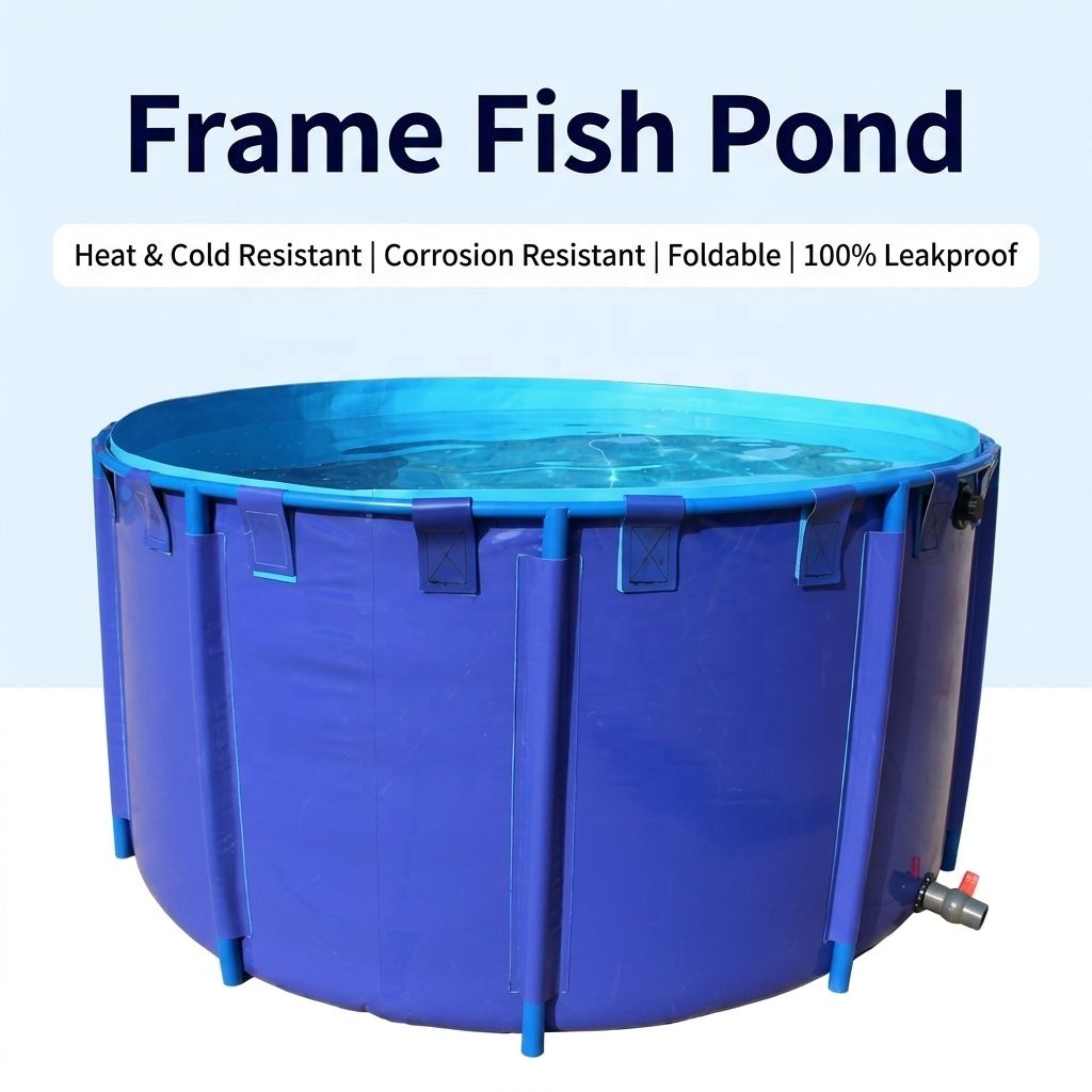 Farm Pond Liner - 내구성 있는 PVC 양어장, 두꺼운 방수포