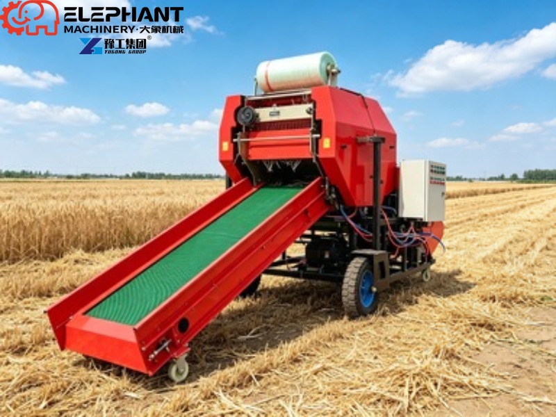 Silage Baler Machine - 미니 원형 건초 베일러 소형 롤