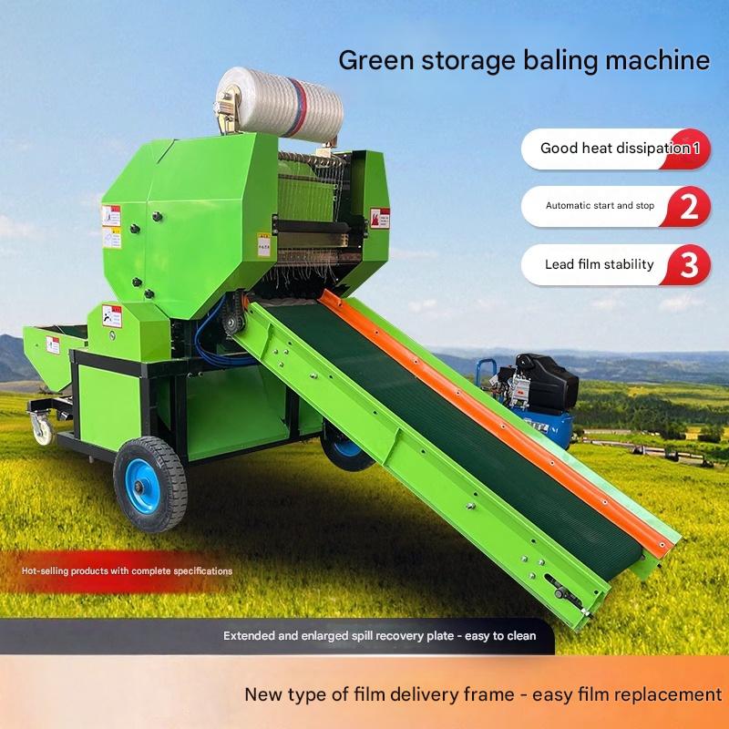 Silage Baler Machine - 유압식 사일리지 베일러 기계, 옥수수 건초