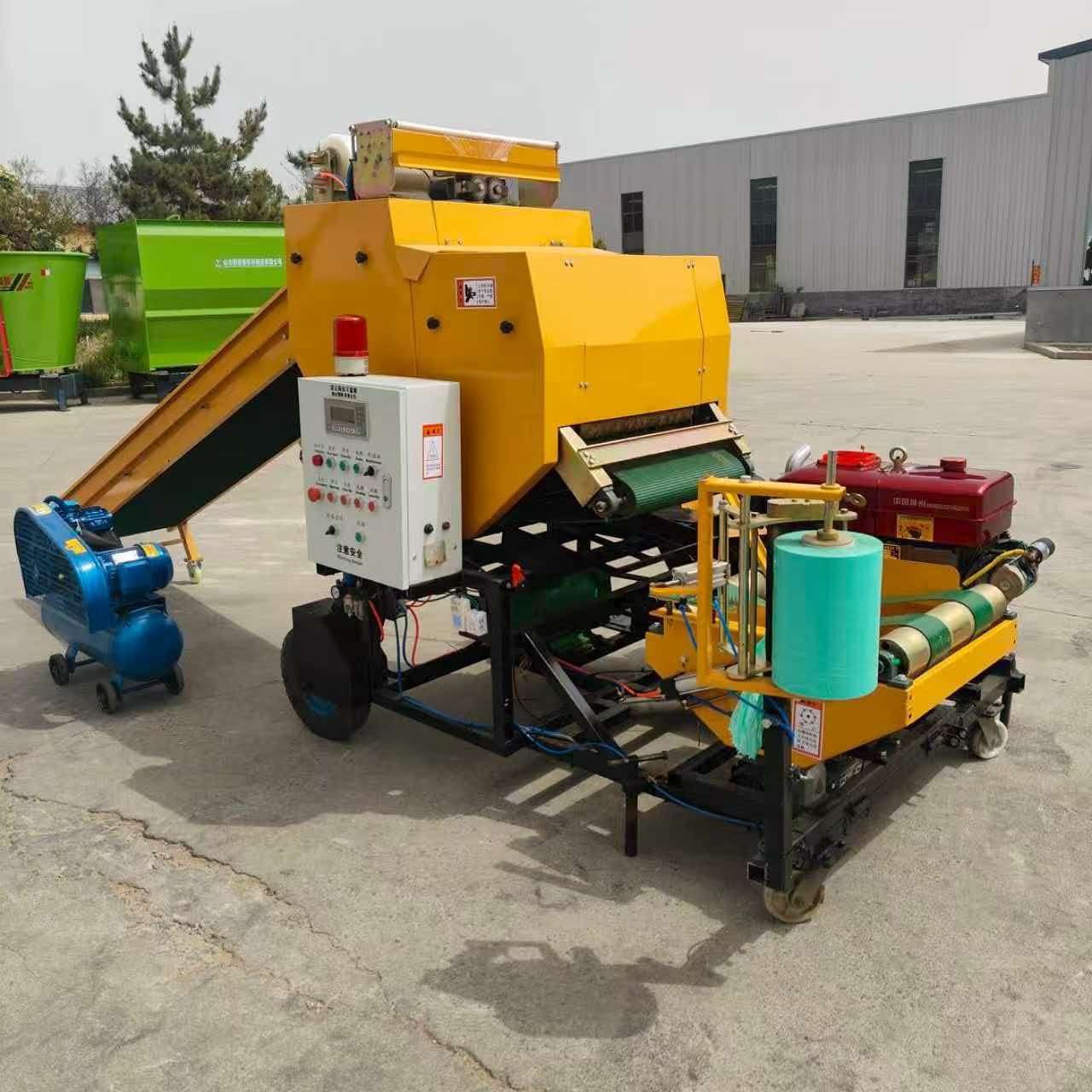 사일리지 베일러 래퍼 기계, 사료 베일링 래퍼, 짚 포 - Silage Baler Machine 리뷰 및 가격